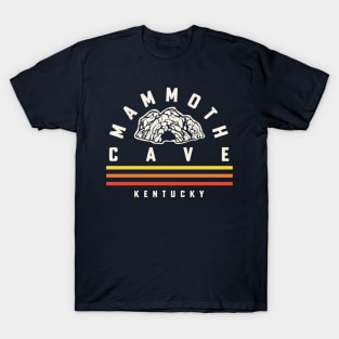 Mammoth Cave National Park Souvenirs Kentucky Retro Stripes T-Shirt